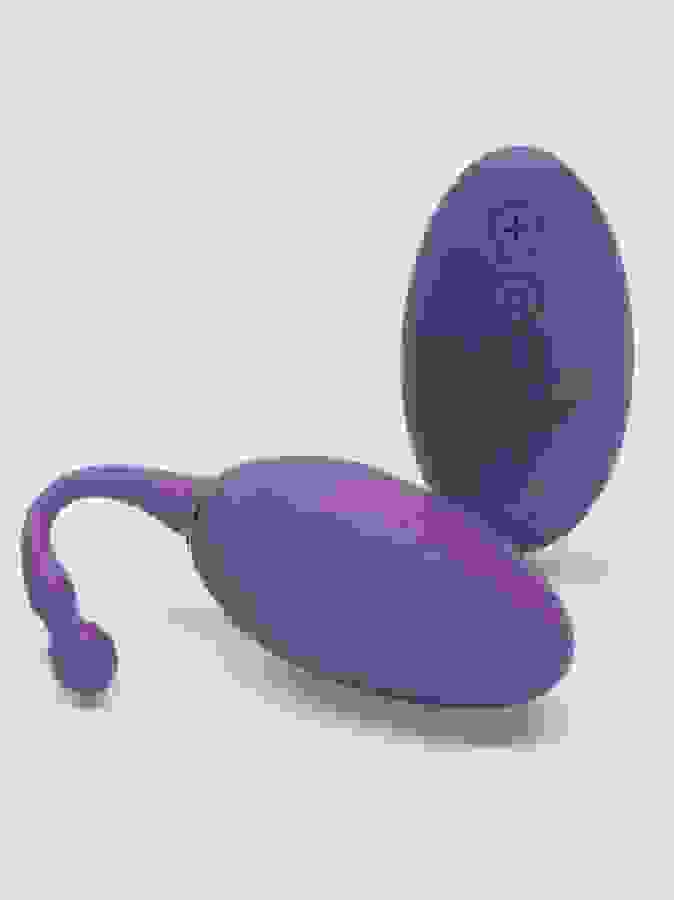 Desire Luxury Rechargeable Remote Control Love Egg Vibrator, Purple, hi-res
